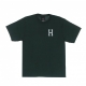 maglietta uomo essentials classic h tee DARK GREEN