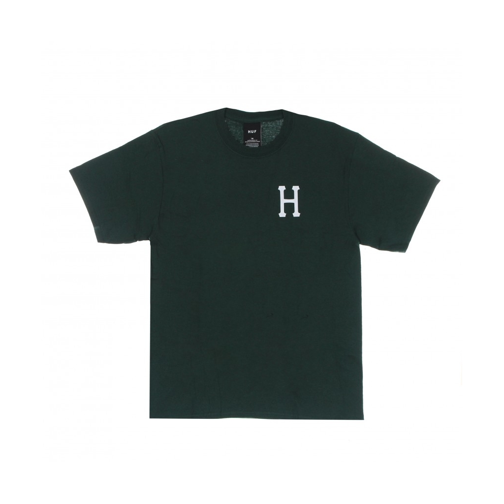 maglietta uomo essentials classic h tee DARK GREEN