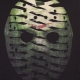 felpa cappuccio uomo ribs icon mask hoodie BLACK