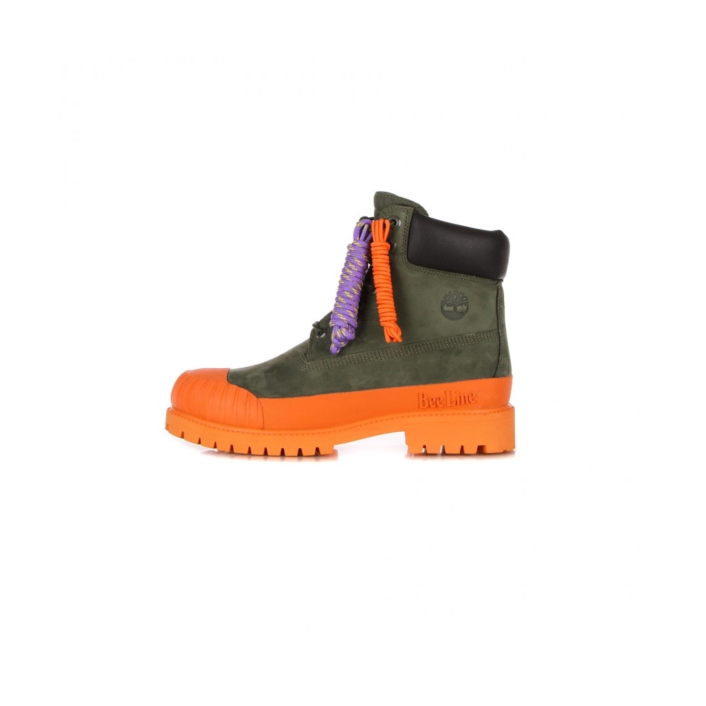 scarpa outdoor uomo premium 6 rubber toe waterproof x bee line DARK GREEN NUBUCK