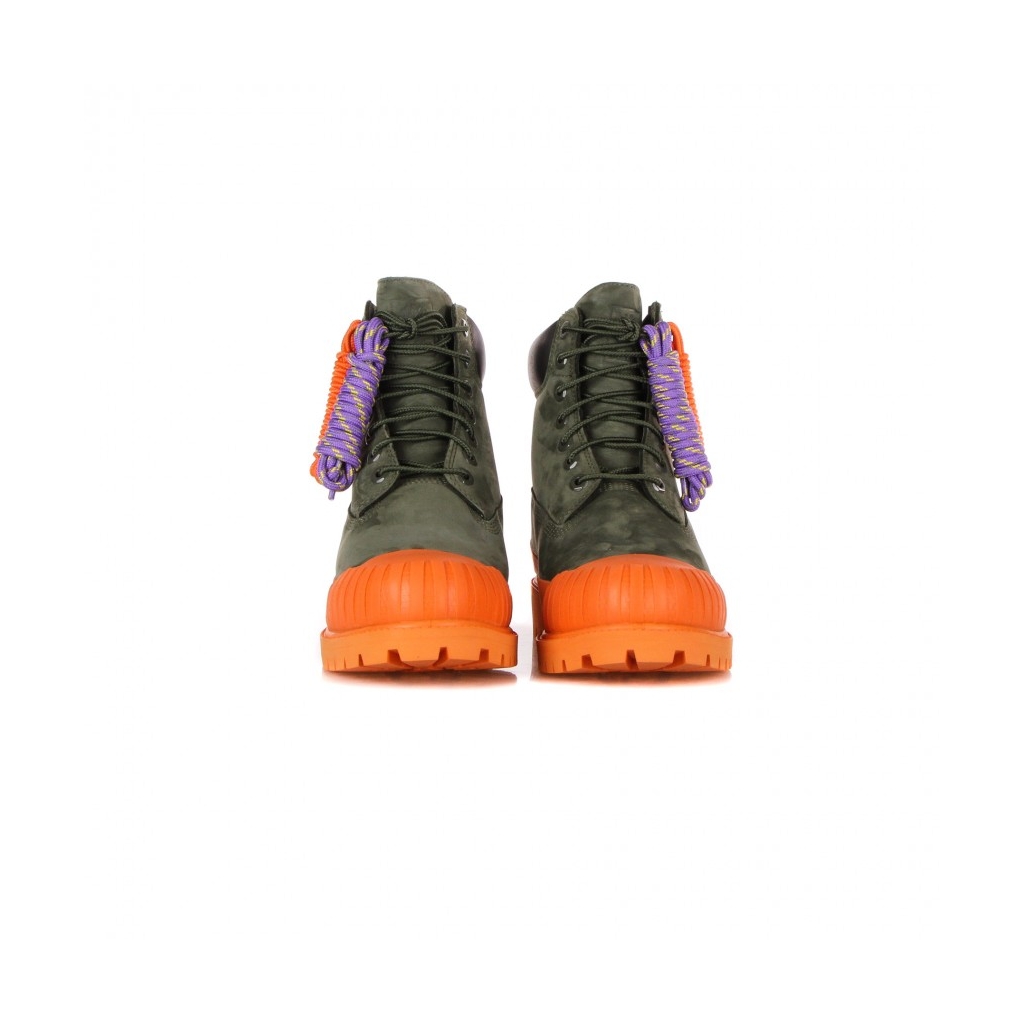 scarpa outdoor uomo premium 6 rubber toe waterproof x bee line DARK GREEN NUBUCK