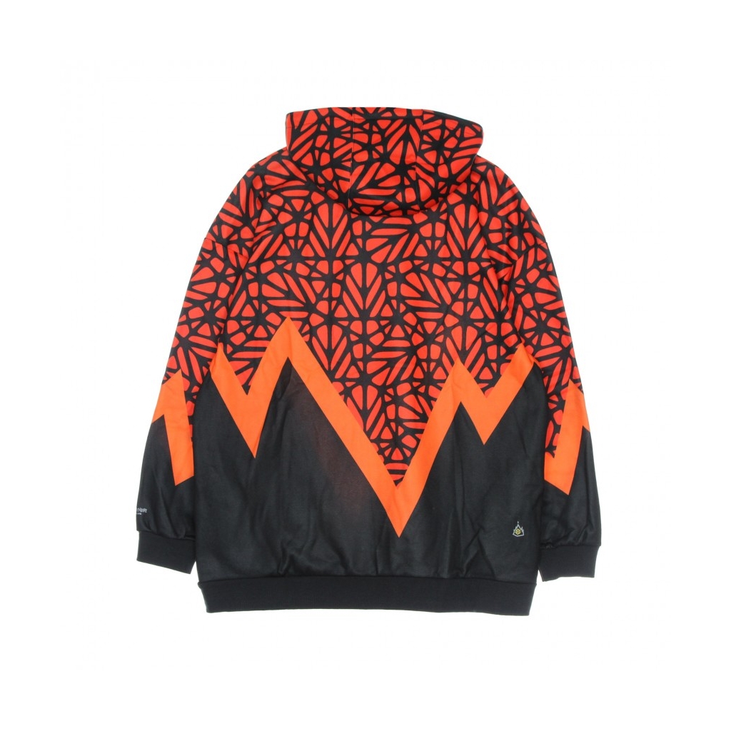 felpa cappuccio uomo bench duomo rovesciato hoodie over BOSCO/RED