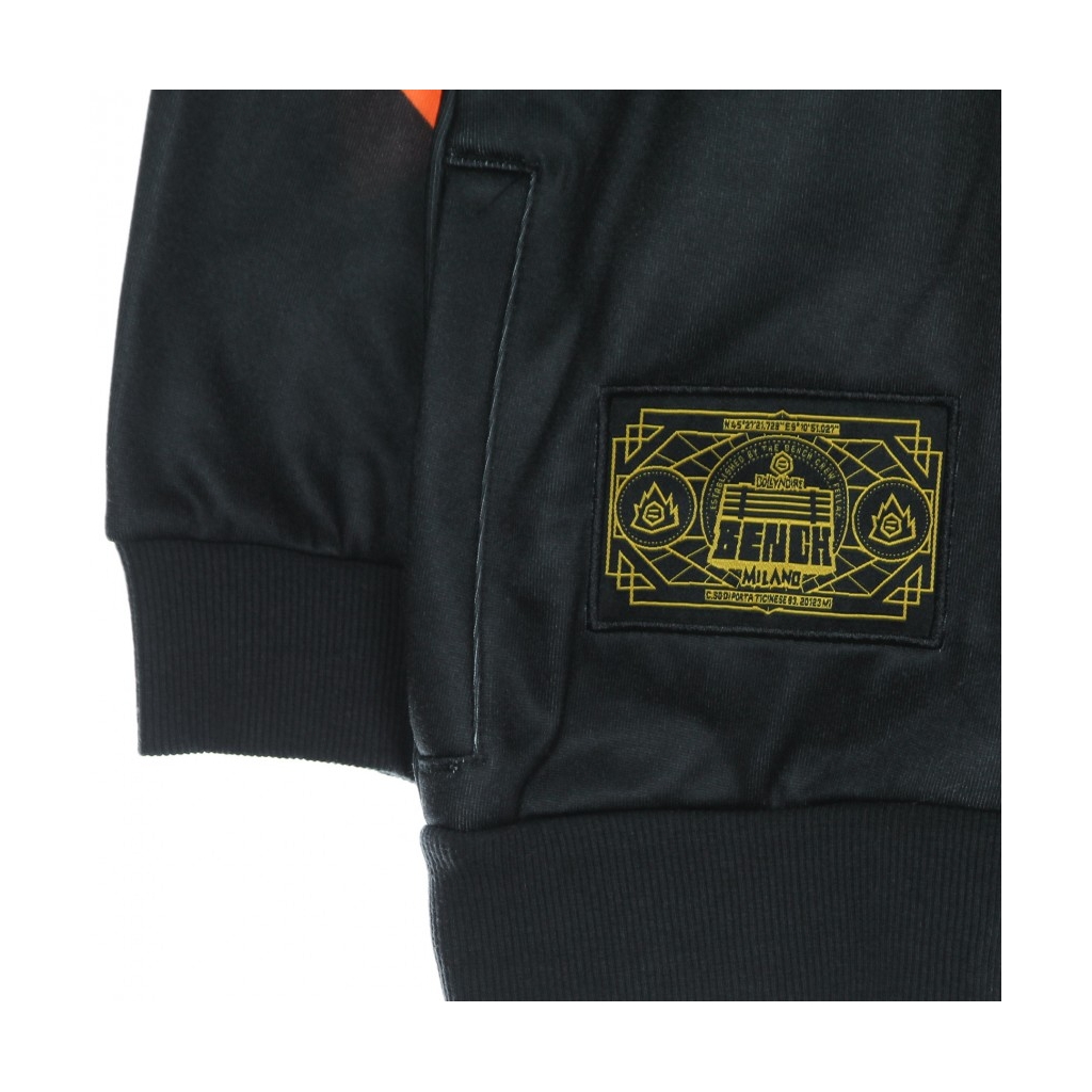 felpa cappuccio uomo bench duomo rovesciato hoodie over BOSCO/RED