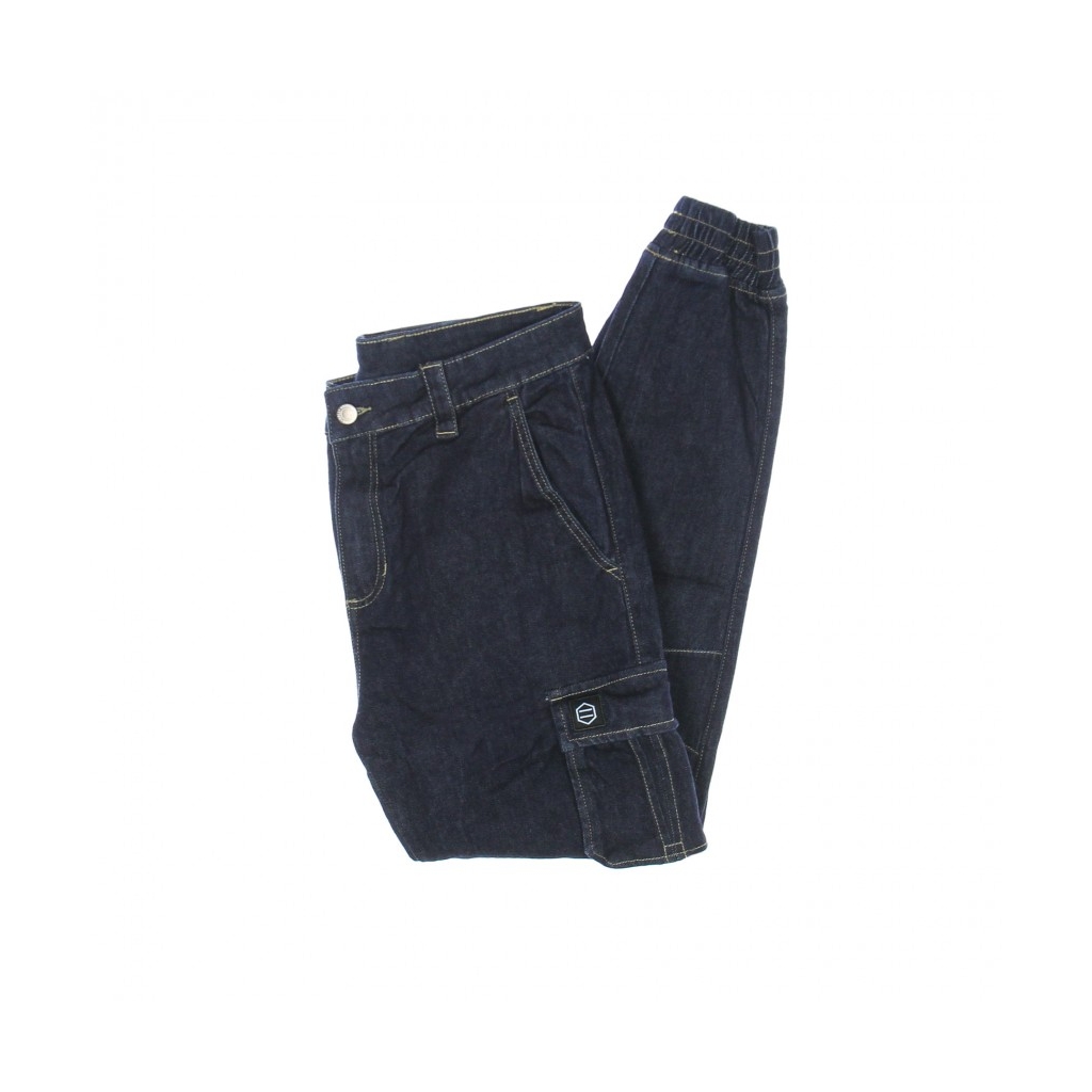 jeans uomo cargo long 903 denim pants DENIM BLUE