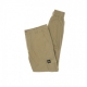 pantalone lungo uomo cargo ripstop BEIGE