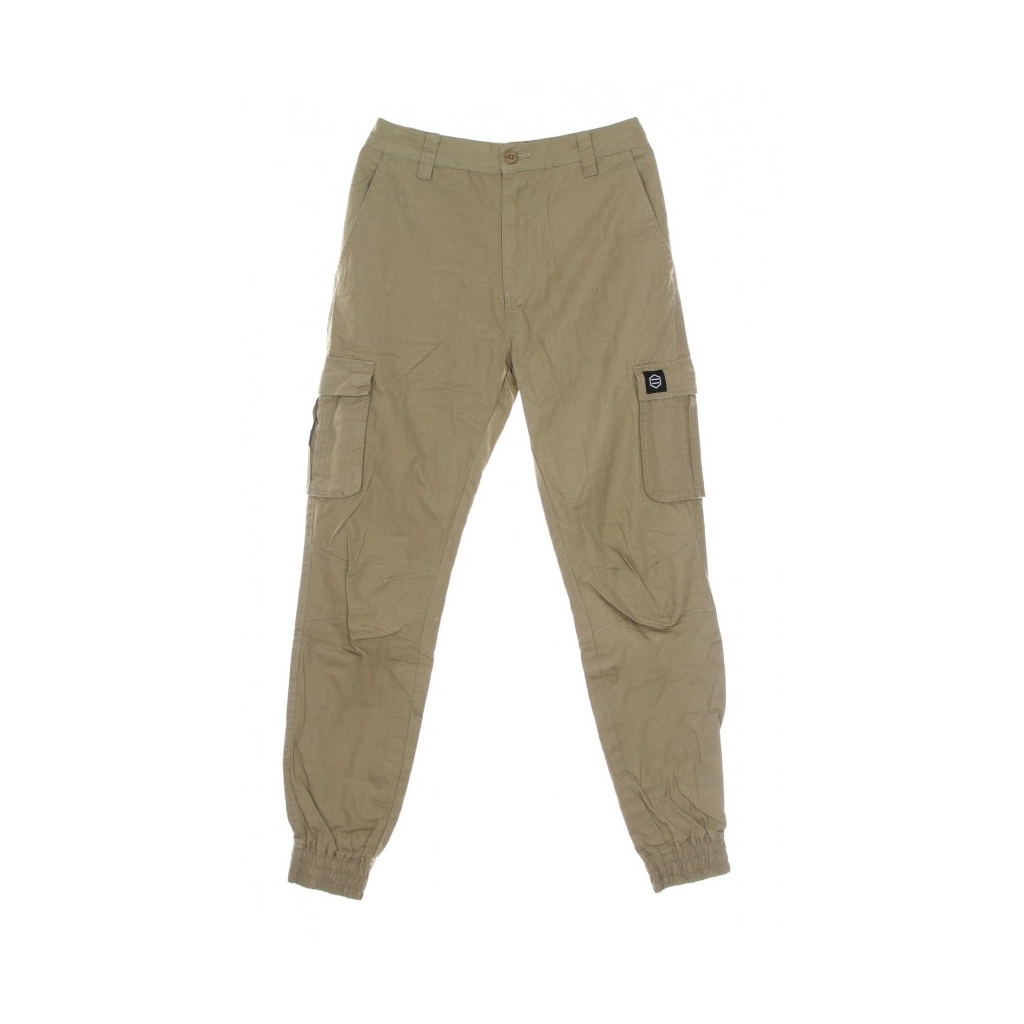 pantalone lungo uomo cargo ripstop BEIGE