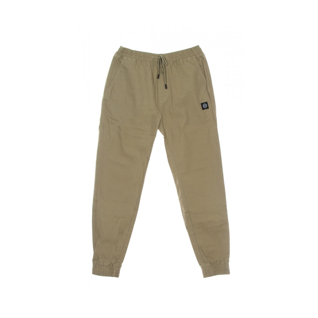 pantalone lungo uomo jogger ripstop BEIGE