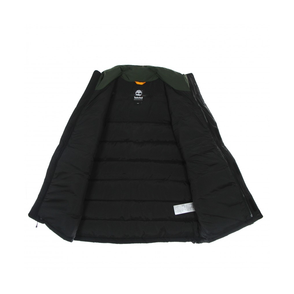TIMBERLAND piumino smanicato uomo puffer vest DUFFEL BAG BLACK