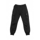 pantalone lungo uomo cargo ripstop BLACK