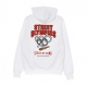 felpa cappuccio uomo street olympics hoodie WHITE