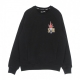 felpa girocollo uomo street olympics crewneck BLACK