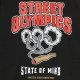 felpa girocollo uomo street olympics crewneck BLACK