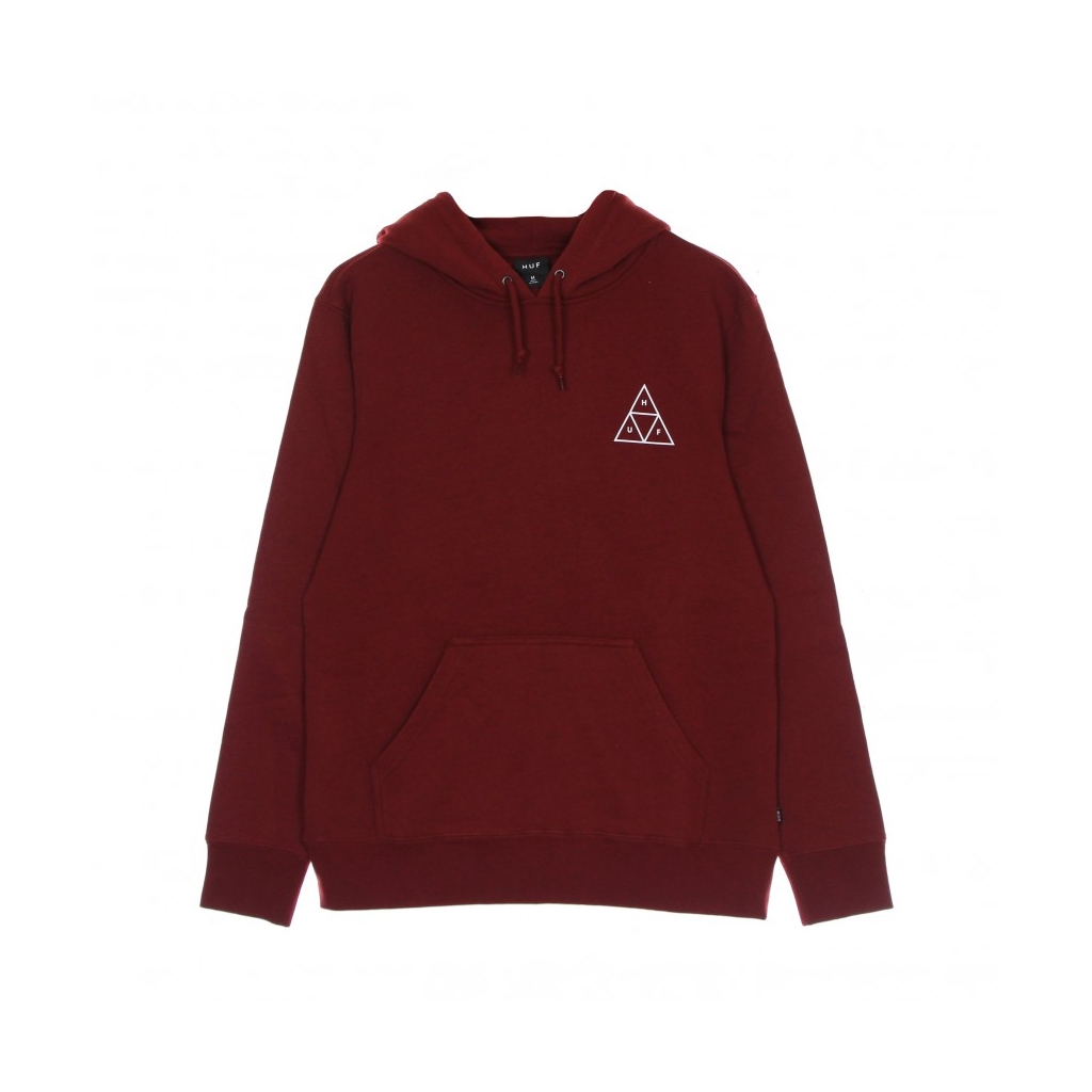 felpa cappuccio uomo essentials tt po hoodie BLOODSTONE