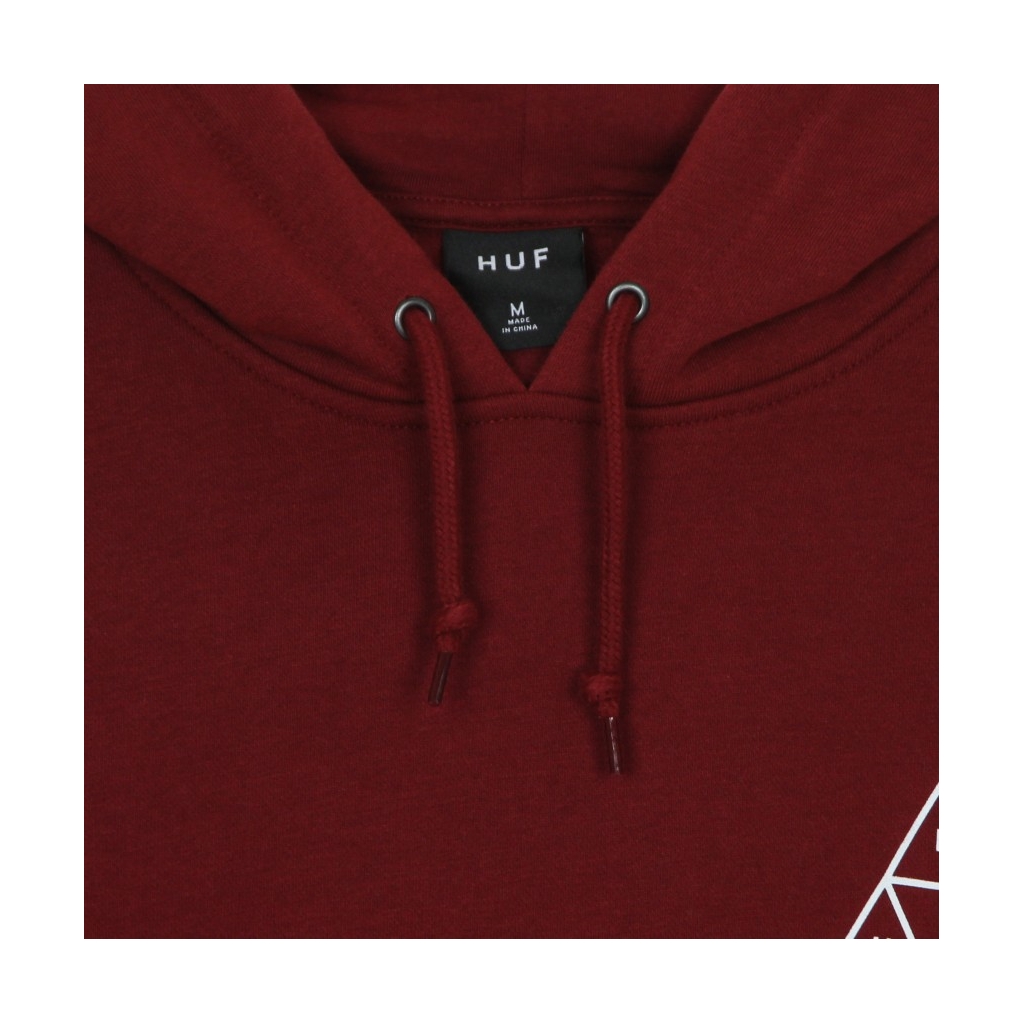 felpa cappuccio uomo essentials tt po hoodie BLOODSTONE