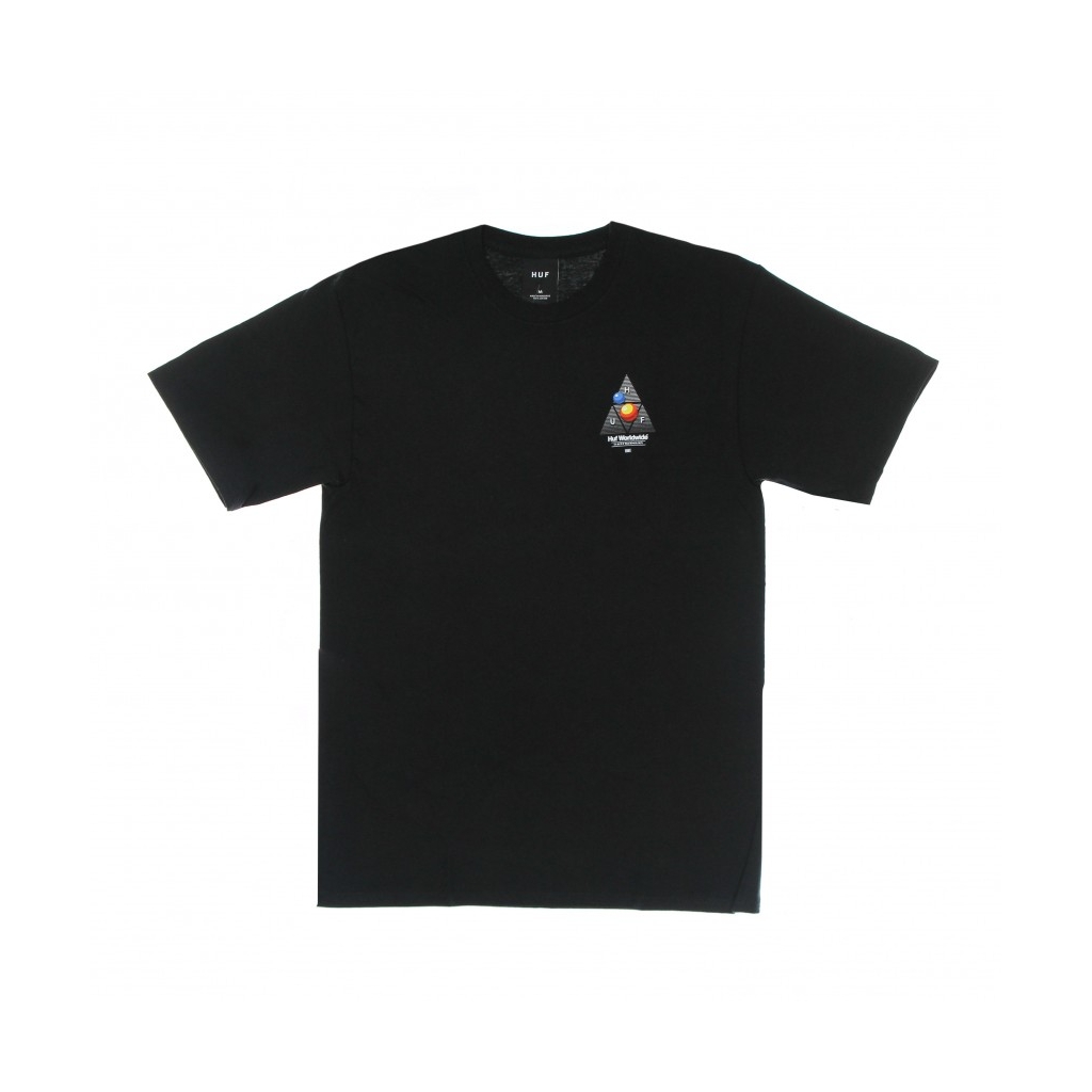 maglietta uomo video format triple triangle tee BLACK