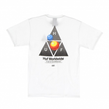 maglietta uomo video format triple triangle tee WHITE