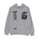 felpa cappuccio uomo ten years anniversary hoodie GREY MELANGE