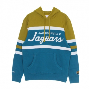 felpa cappuccio uomo nfl head coach hoody jacjag ORIGINAL TEAM COLORS