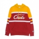 felpa cappuccio uomo nfl head coach hoody kanchi GOLD/RED