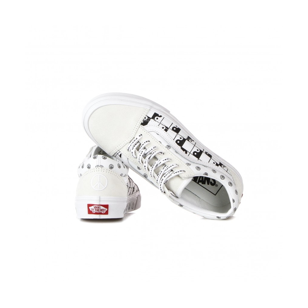 scarpa bassa uomo old skool pma TRUE WHITE/BLACK