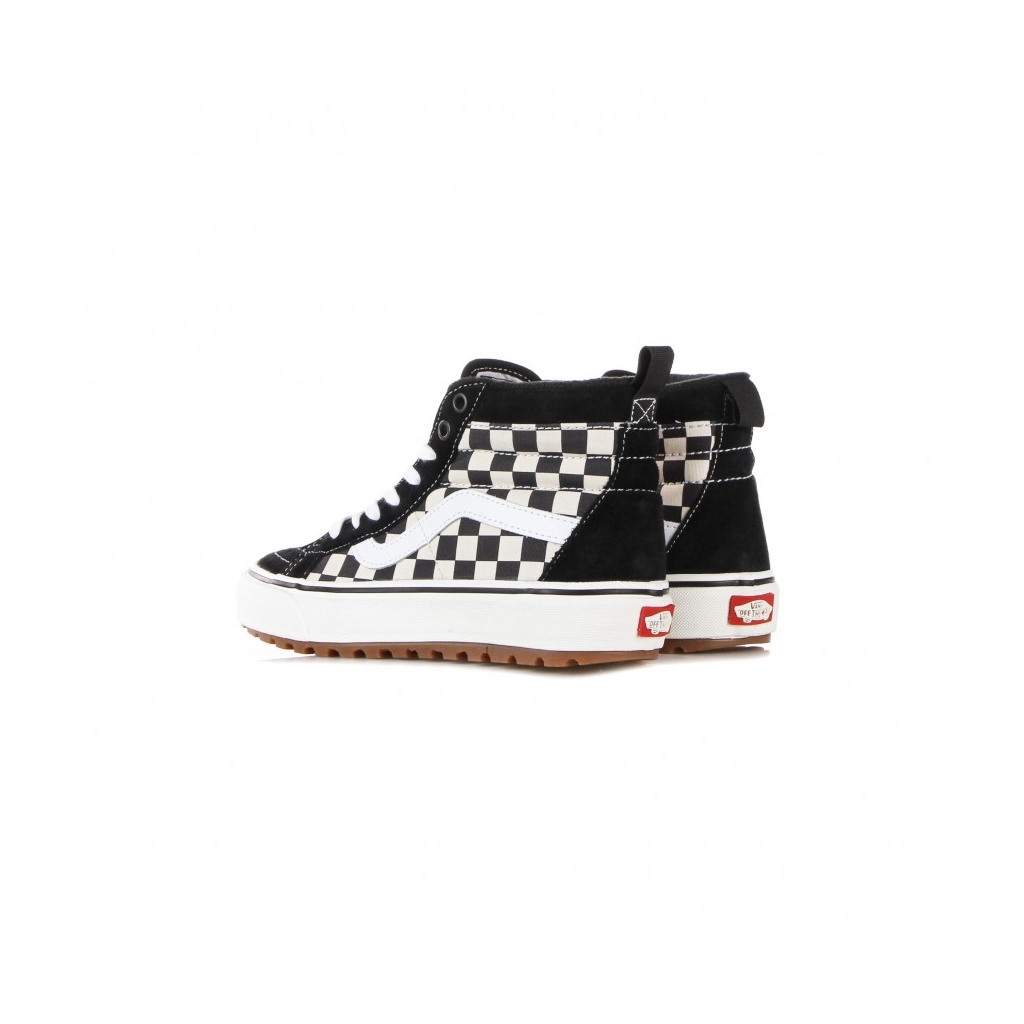 scarpa alta uomo sk8-hi mte-1 BLACK/WHITE/CHECKERBOARD