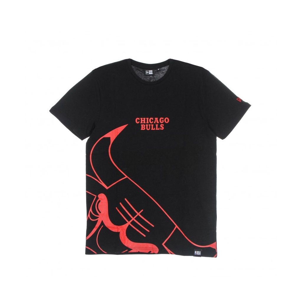 maglietta uomo nba enlarged logo tee chibul BLACK/ORIGINAL TEAM COLORS