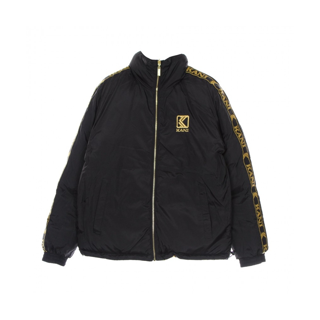 piumino uomo retro reversible puffer jacket BLACK GOLD