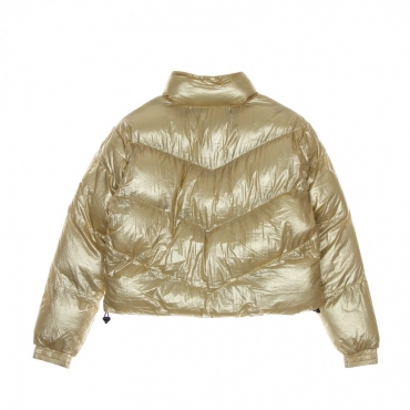 piumino corto donna chest signature puffer jacket GOLD