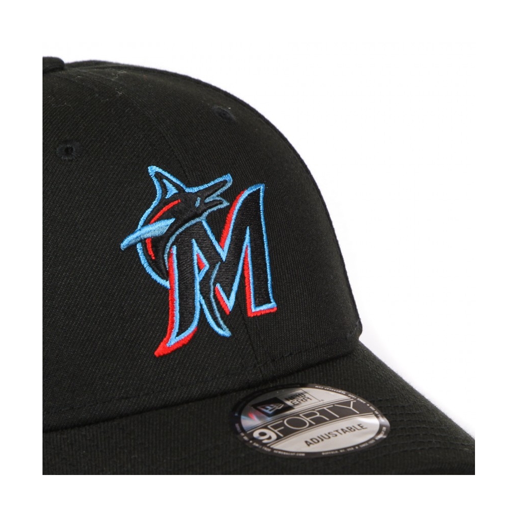 cappellino visiera curva uomo mlb the league miamar BLACK/ORIGINAL TEAM COLORS