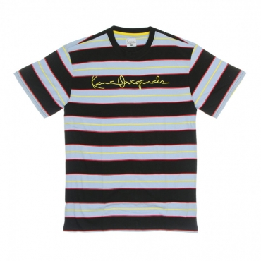 maglietta uomo originals stripe tee BLUE/BLACK/YELLOW