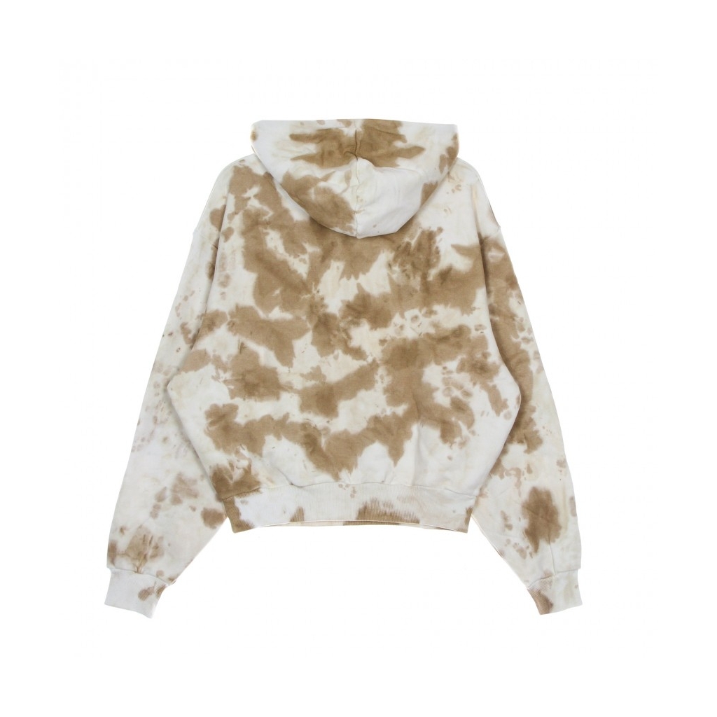 felpa cappuccio uomo signature kkj tie dye os hoodie WHITE/SAND