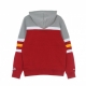 felpa cappuccio uomo nfl head coach hoody kanchi GREY/RED