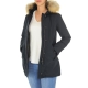 Giacca Canadian Classic Donna Capp Parka Pelliccia NAVY