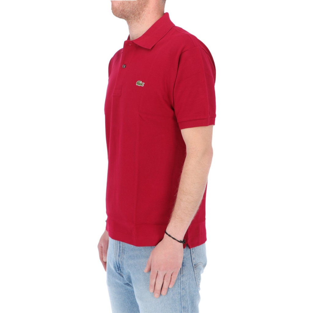 Polo Lacoste Uomo Classic L1212 Mezza Manica 476 BORDEAUX