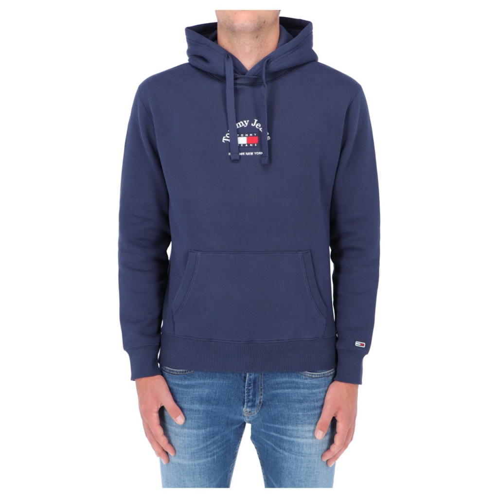 Felpa Tommy Hilfiger Jeans Tjm Timeless Tommy Hoodie C87 TWILIGHTNAVY