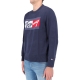 Maglia Tommy Hilfiger Jeans Uomo Branded Sweater C87 TWILIGHTNAVY