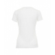 T-shirt con stampa logo bianco