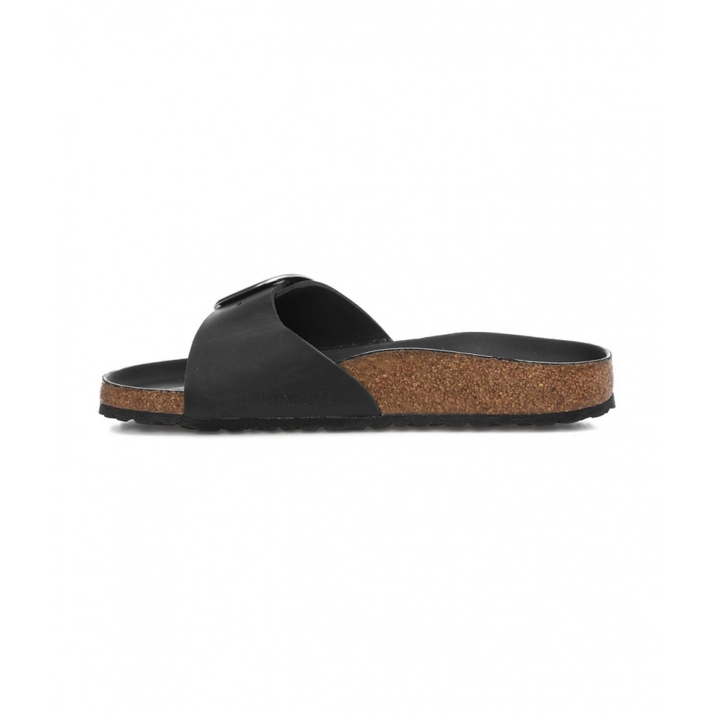 Madrid Big Buckle slides nero