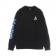 felpa girocollo uomo prism triple triangle crew BLACK