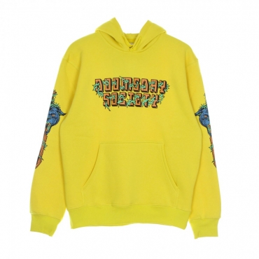 felpa cappuccio uomo power dagger hoodie YELLOW