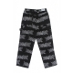 pantalone lungo uomo graffpunk canvas pant BLACK