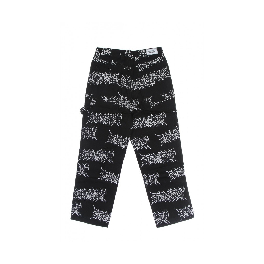 pantalone lungo uomo graffpunk canvas pant BLACK