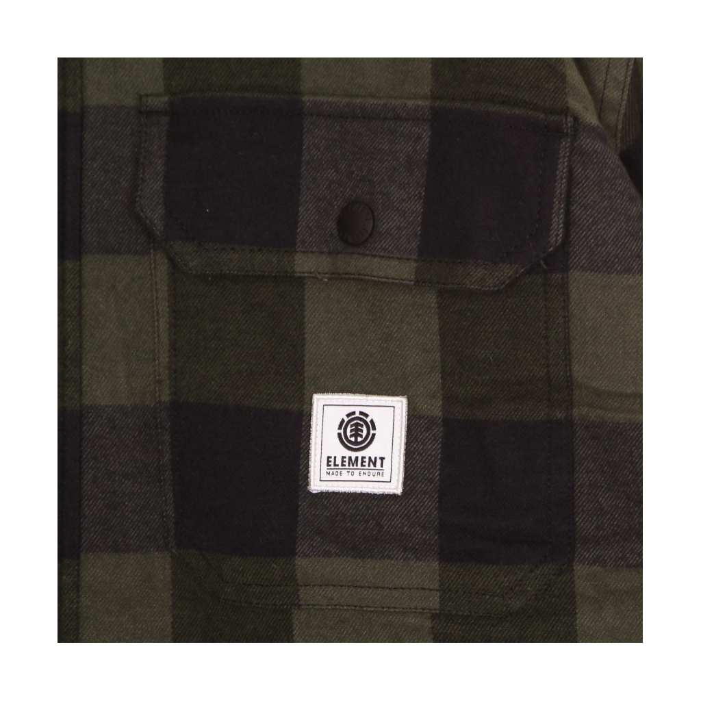 camicia imbottita uomo mappleville buffalo FOREST NIGHT