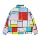 piumino donna og reversible block puffer jacket MULTI