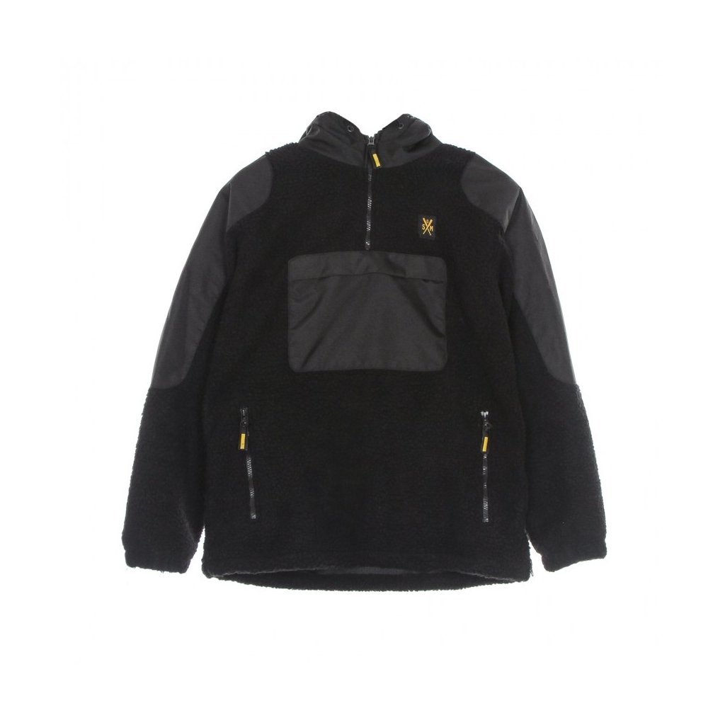 orsetto infilabile uomo retrofuture sherpa hooded jacket BLACK