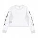 maglietta manica lunga corta donna domestic l/s crop tee WHITE