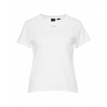 T-Shirt con logo bianco