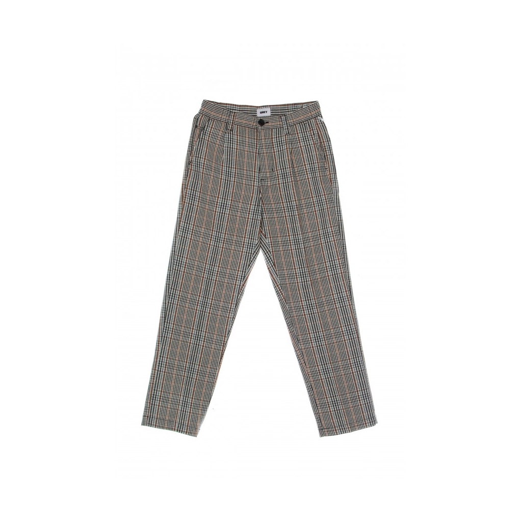 pantalone lungo uomo estate plaid pant GINGER