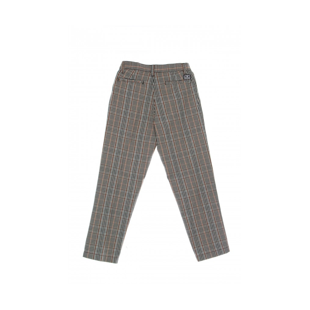 pantalone lungo uomo estate plaid pant GINGER