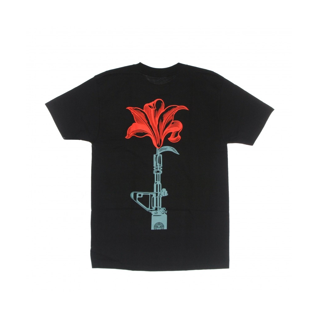 maglietta uomo militant peace classic tee BLACK